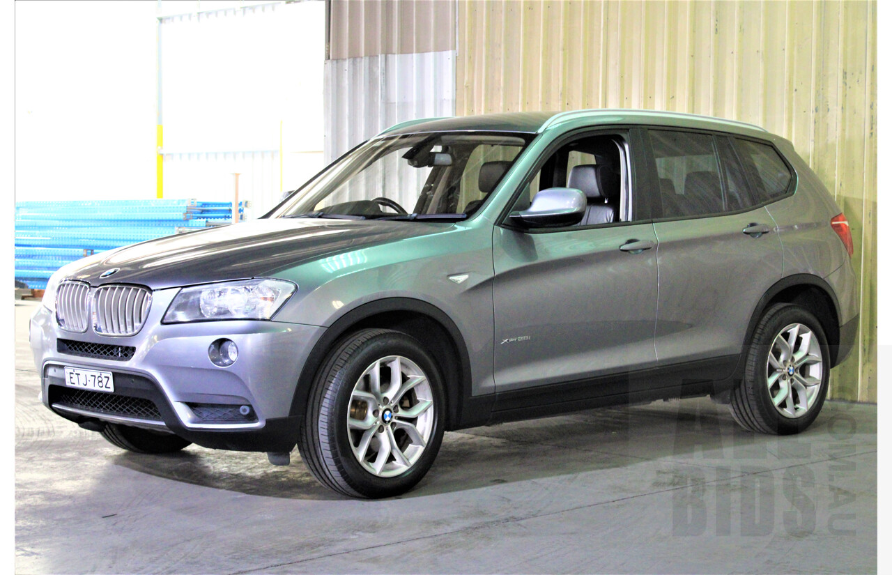 3/2011 BMW X3 X-drive 28i F25 4d Wagon Grey 3.0L