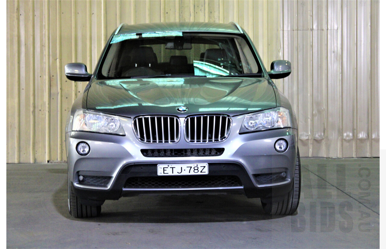 3/2011 BMW X3 X-drive 28i F25 4d Wagon Grey 3.0L
