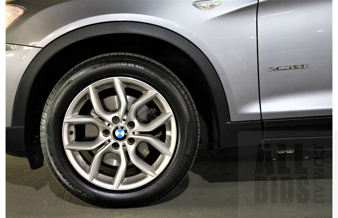 3/2011 BMW X3 X-drive 28i F25 4d Wagon Grey 3.0L