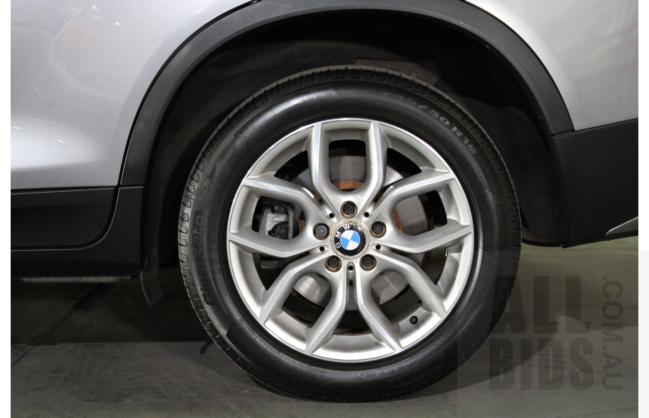 3/2011 BMW X3 X-drive 28i F25 4d Wagon Grey 3.0L