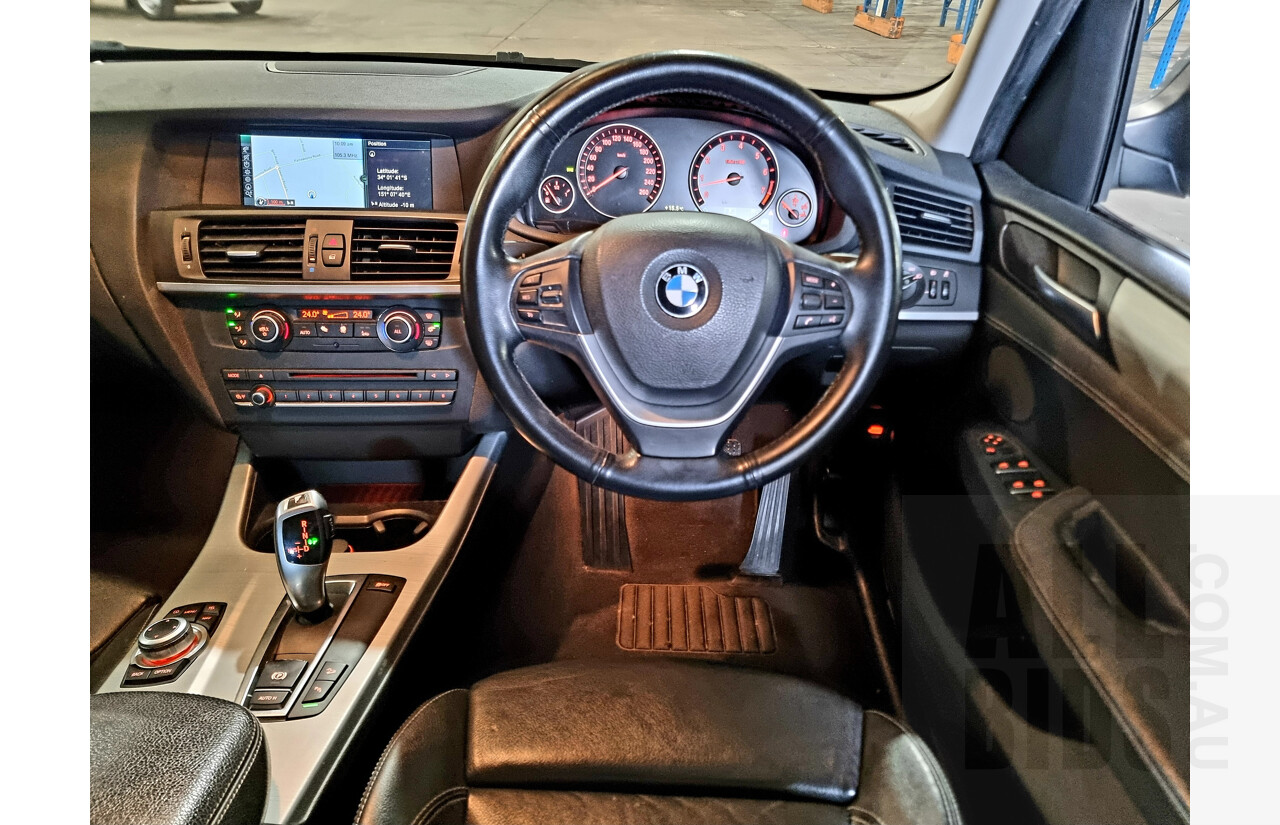 3/2011 BMW X3 X-drive 28i F25 4d Wagon Grey 3.0L