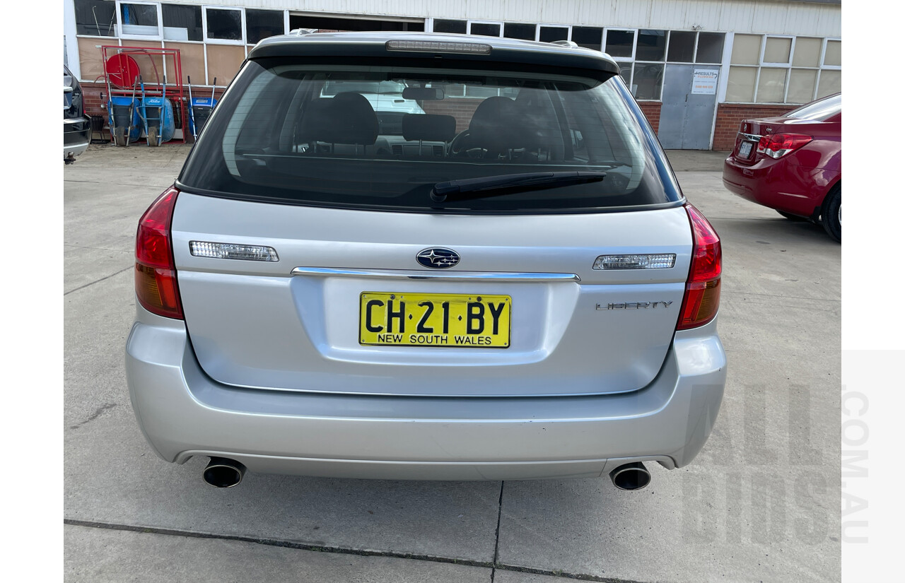 3/2005 Subaru Liberty 2.5i MY05 4d Wagon Silver 2.5L