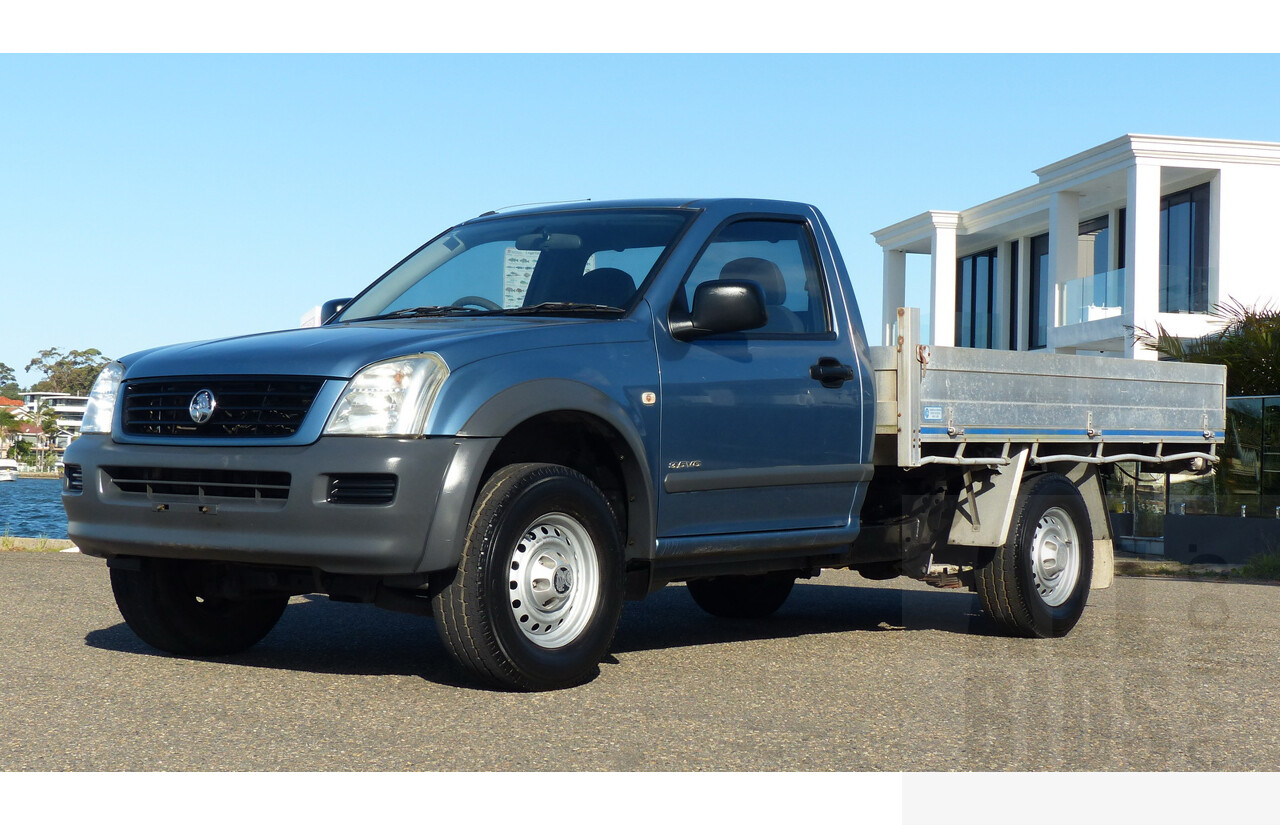 5/2004 Holden Rodeo LX RA Cab Chassis Blue 3.5L V6
