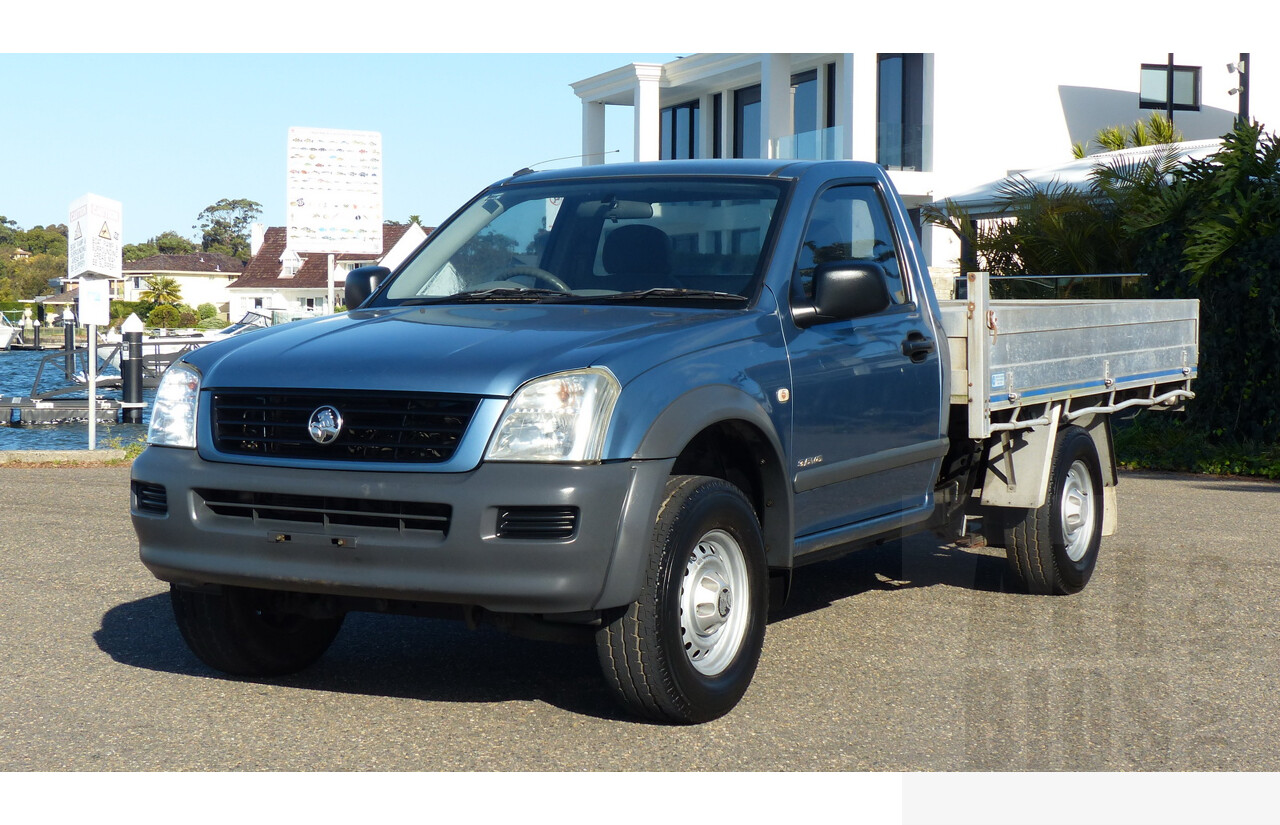 5/2004 Holden Rodeo LX RA Cab Chassis Blue 3.5L V6