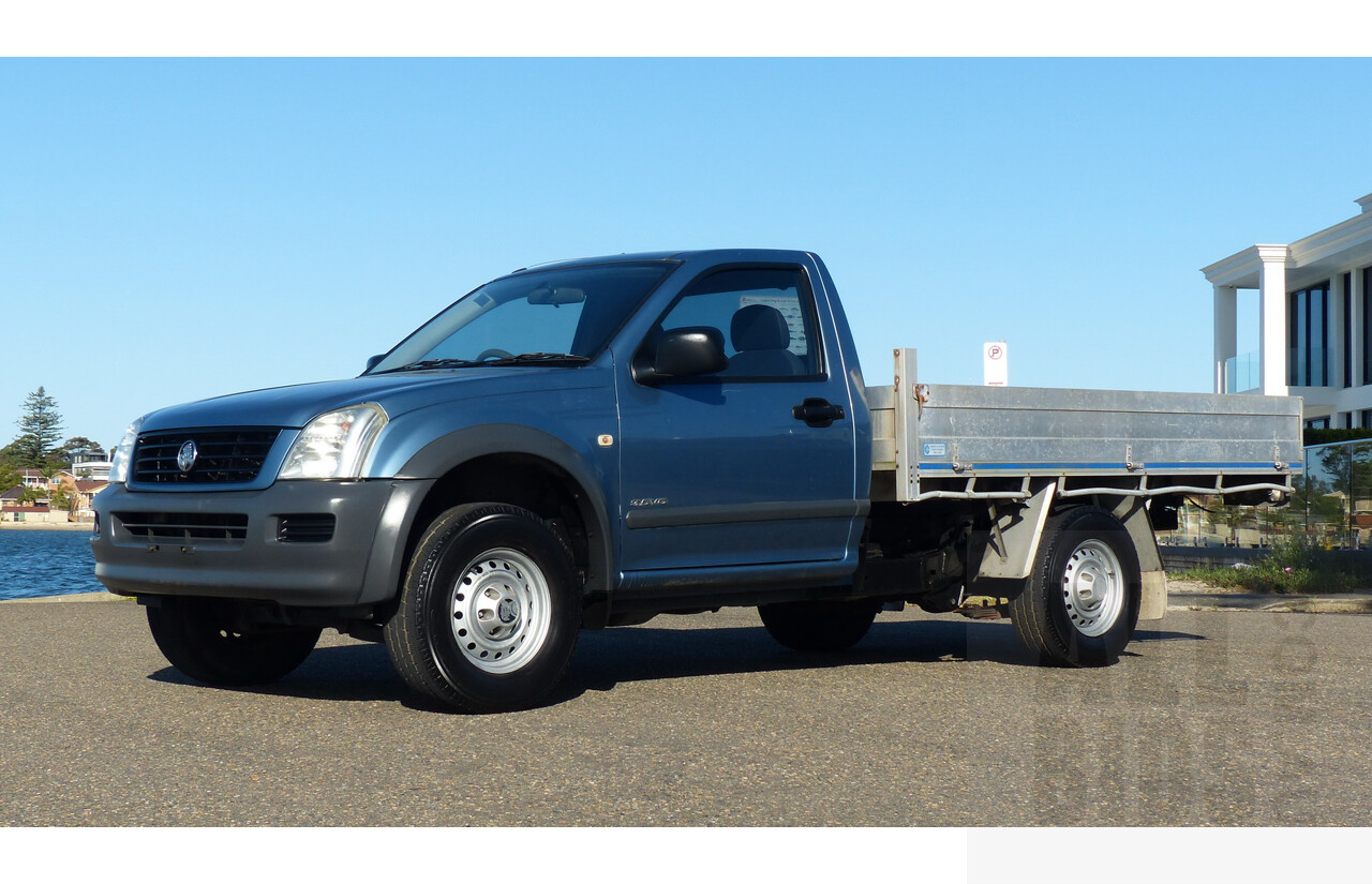 5/2004 Holden Rodeo LX RA Cab Chassis Blue 3.5L V6