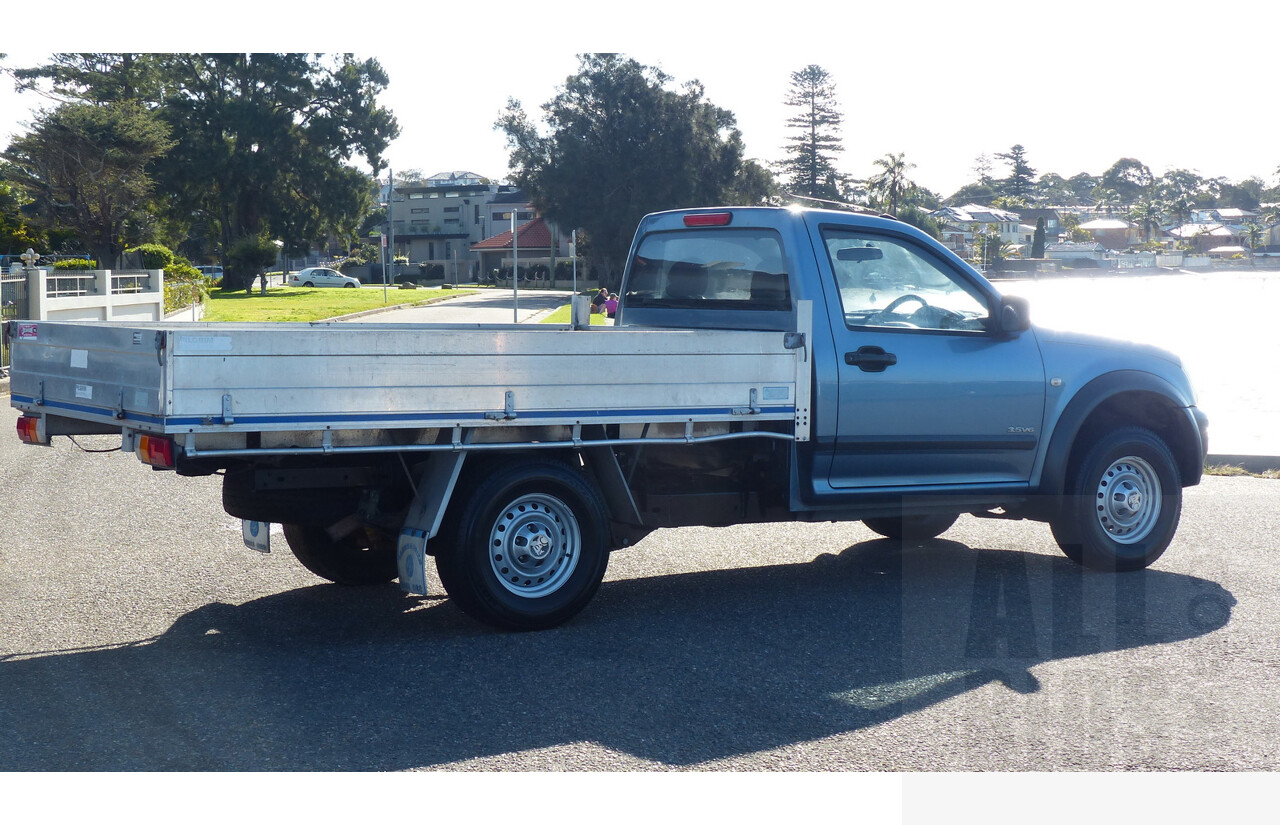 5/2004 Holden Rodeo LX RA Cab Chassis Blue 3.5L V6
