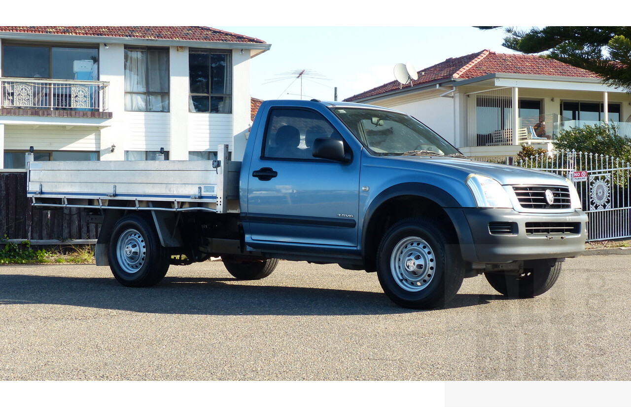 5/2004 Holden Rodeo LX RA Cab Chassis Blue 3.5L V6