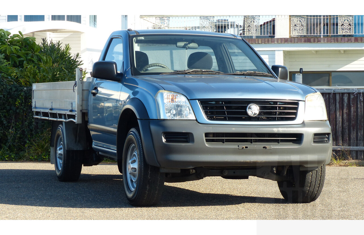 5/2004 Holden Rodeo LX RA Cab Chassis Blue 3.5L V6