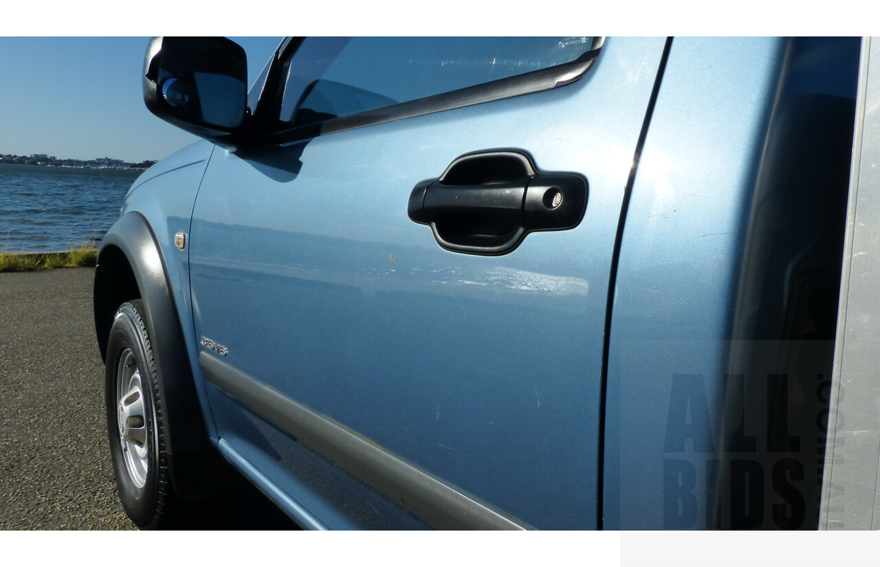 5/2004 Holden Rodeo LX RA Cab Chassis Blue 3.5L V6