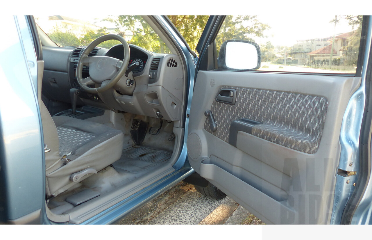 5/2004 Holden Rodeo LX RA Cab Chassis Blue 3.5L V6
