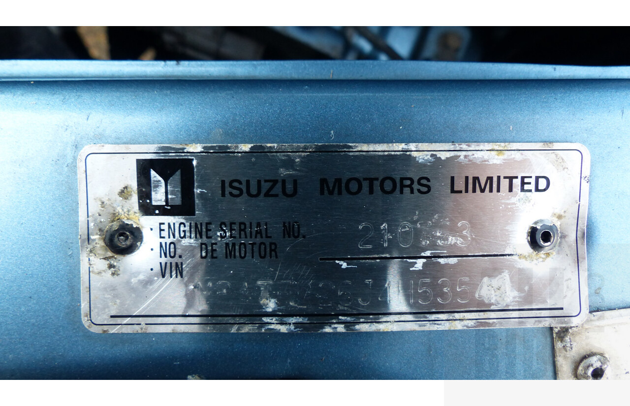5/2004 Holden Rodeo LX RA Cab Chassis Blue 3.5L V6