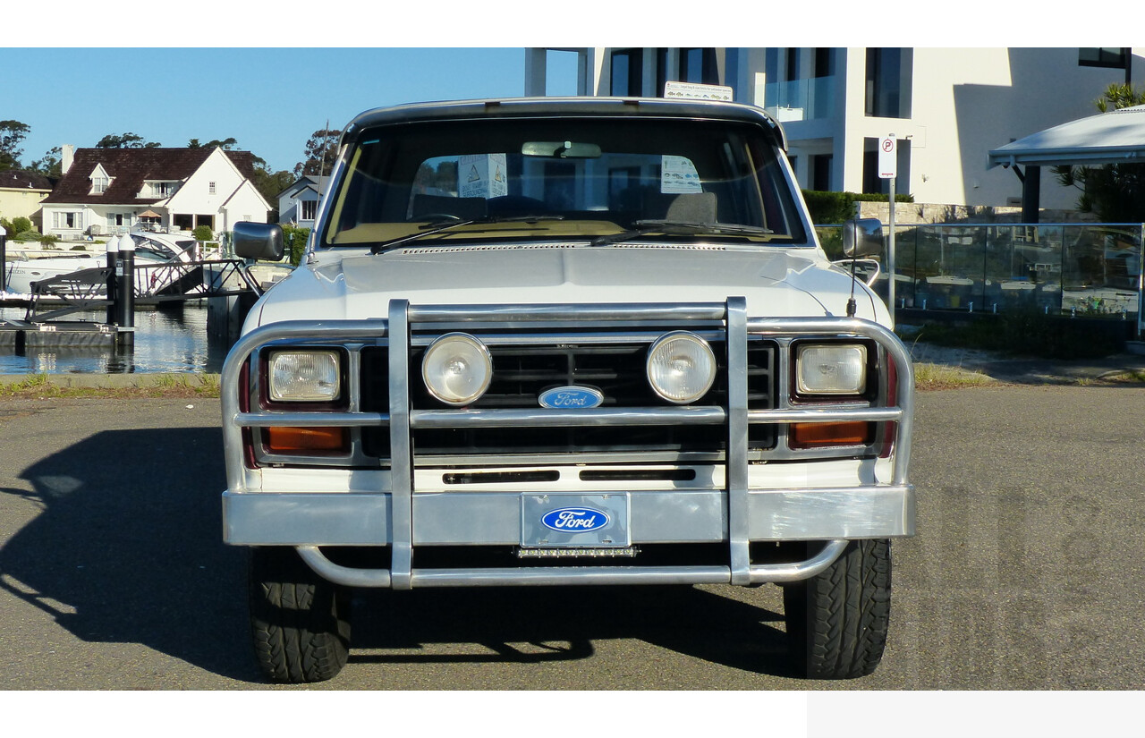 3/1985 Ford Bronco (4x4) 2d Wagon Metallic Brown & White 5.8L V8 351ci - Matching Numbers