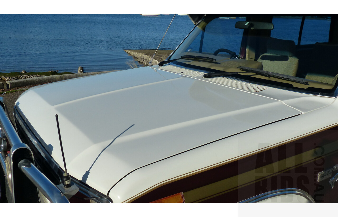 3/1985 Ford Bronco (4x4) 2d Wagon Metallic Brown & White 5.8L V8 351ci - Matching Numbers