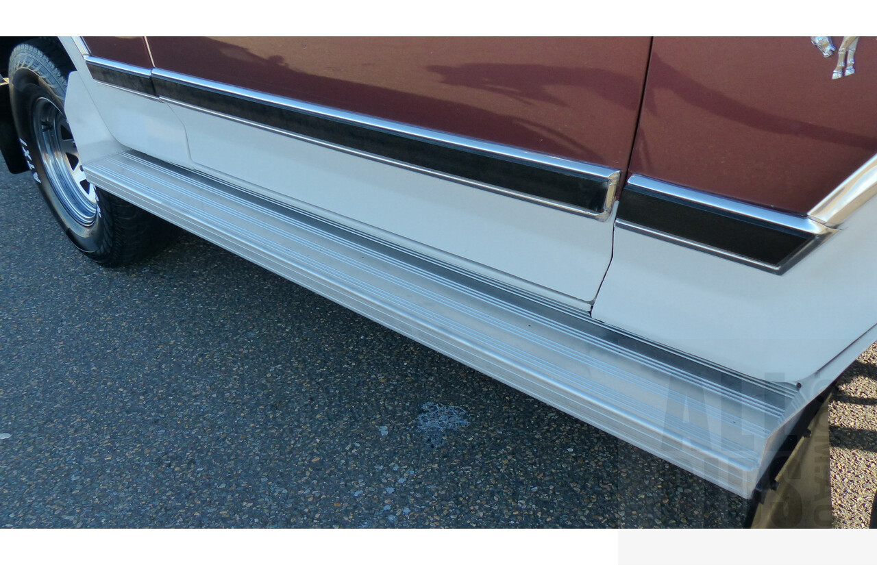 3/1985 Ford Bronco (4x4) 2d Wagon Metallic Brown & White 5.8L V8 351ci - Matching Numbers