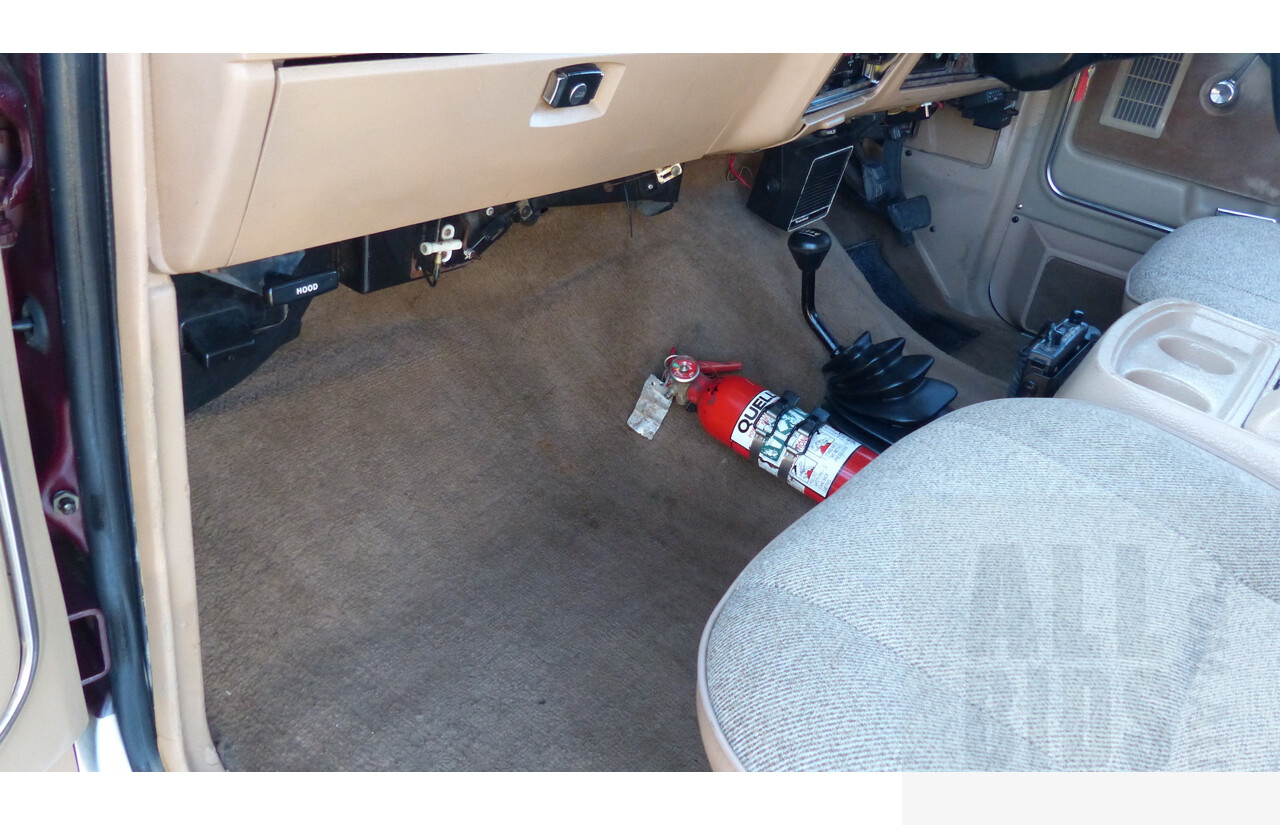 3/1985 Ford Bronco (4x4) 2d Wagon Metallic Brown & White 5.8L V8 351ci - Matching Numbers