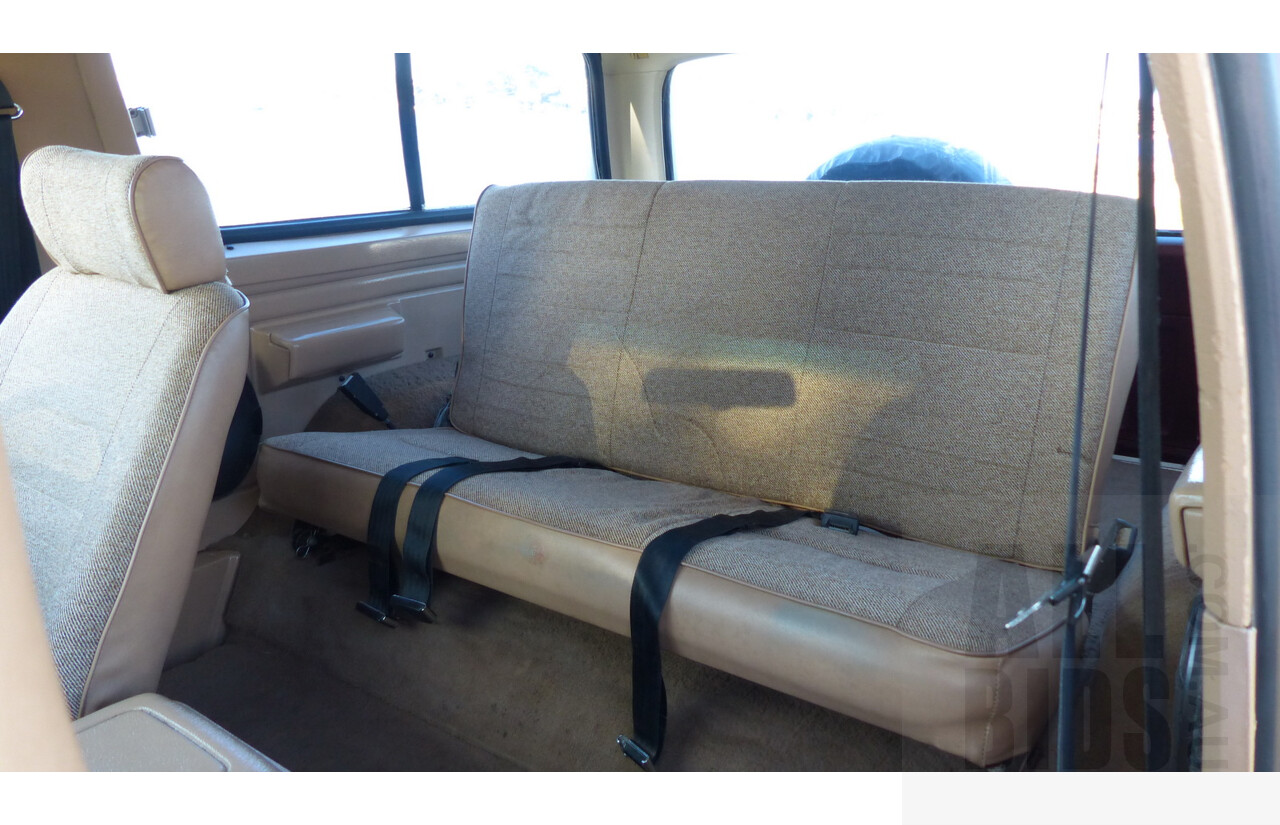 3/1985 Ford Bronco (4x4) 2d Wagon Metallic Brown & White 5.8L V8 351ci - Matching Numbers