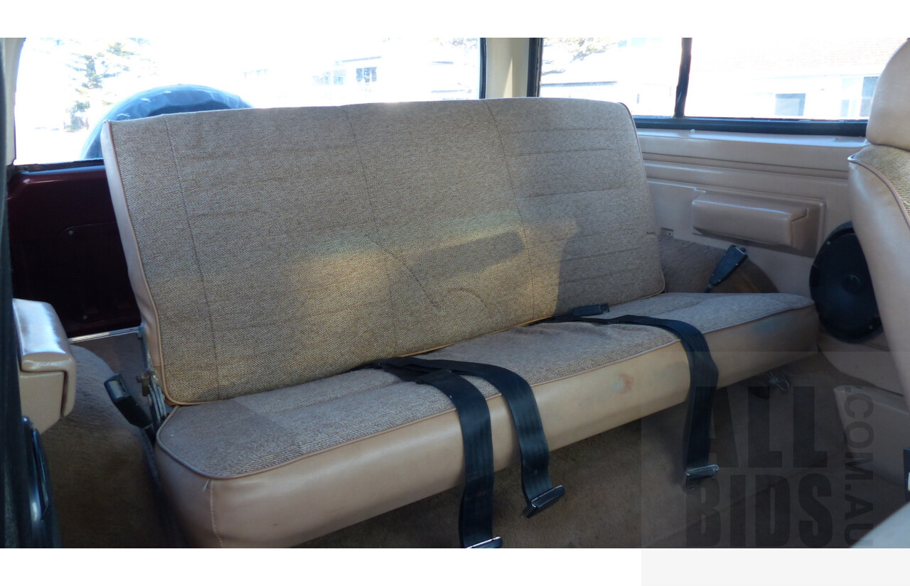 3/1985 Ford Bronco (4x4) 2d Wagon Metallic Brown & White 5.8L V8 351ci - Matching Numbers