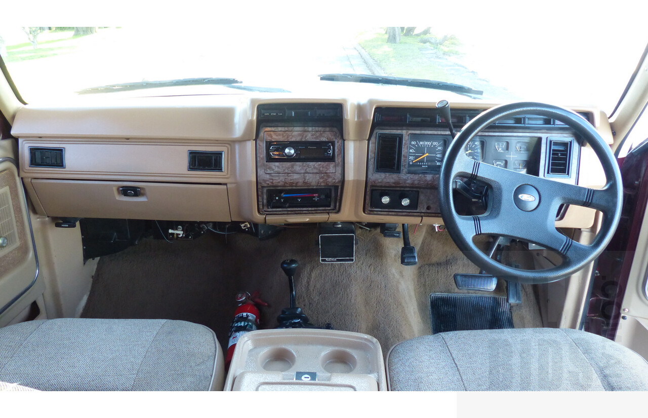 3/1985 Ford Bronco (4x4) 2d Wagon Metallic Brown & White 5.8L V8 351ci - Matching Numbers