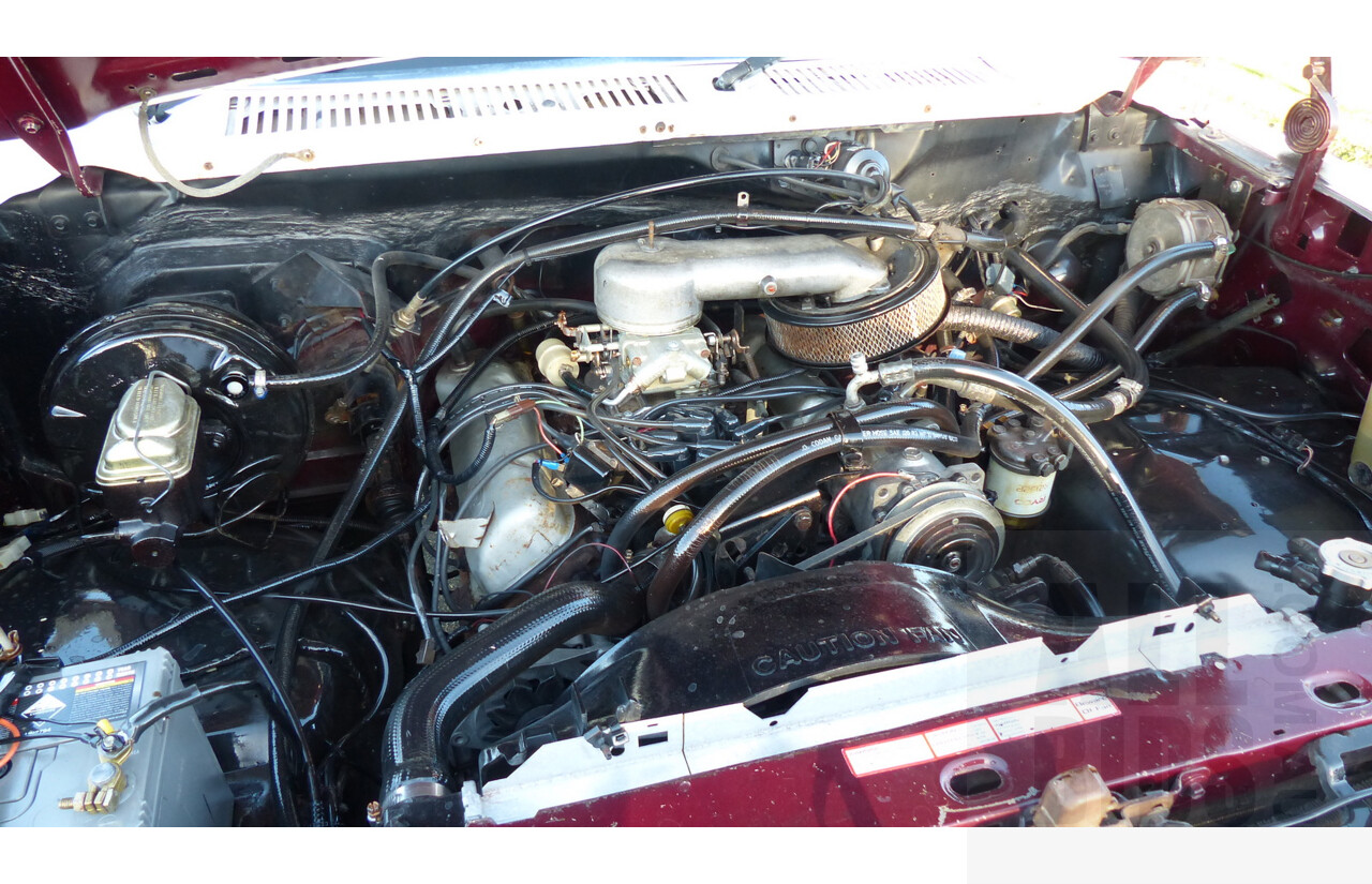 3/1985 Ford Bronco (4x4) 2d Wagon Metallic Brown & White 5.8L V8 351ci - Matching Numbers