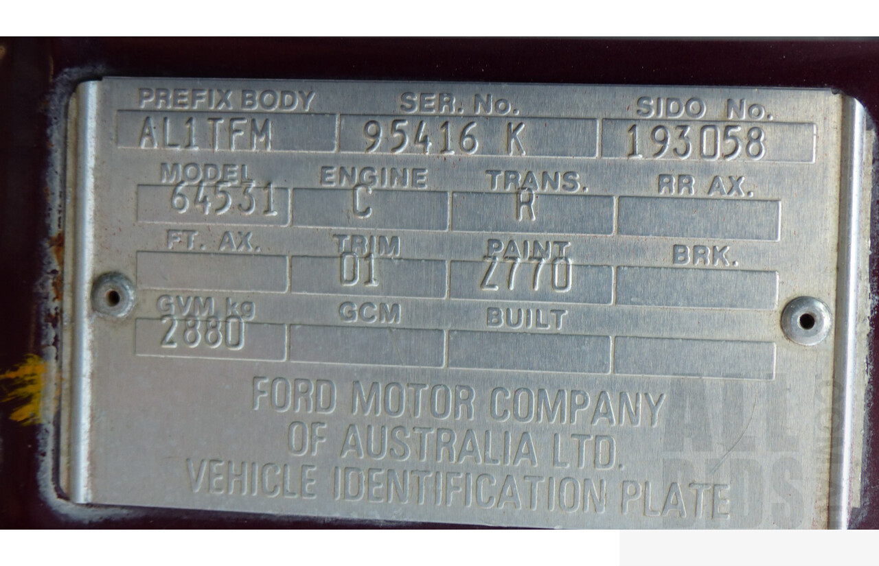 3/1985 Ford Bronco (4x4) 2d Wagon Metallic Brown & White 5.8L V8 351ci - Matching Numbers