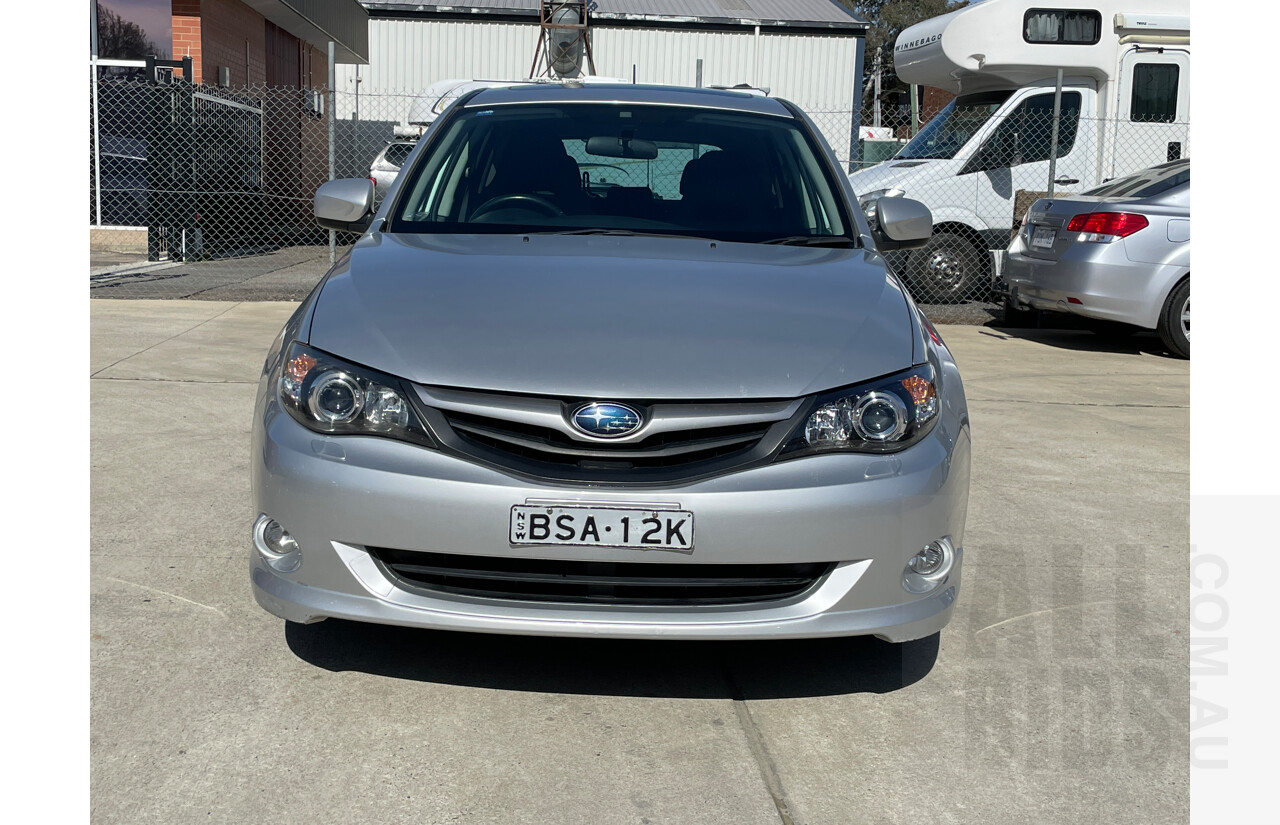 7/2010 Subaru Impreza RS (awd) MY11 5d Hatchback Silver 2.0L