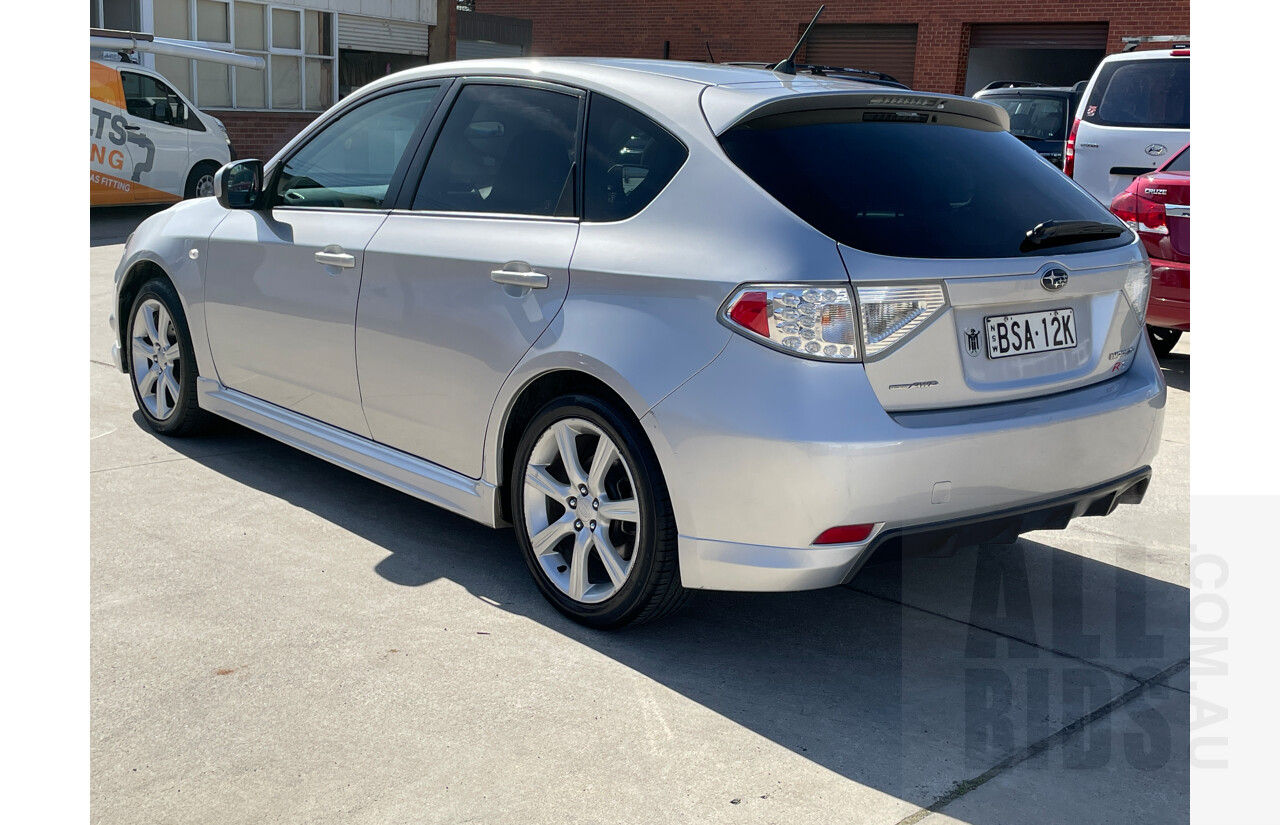 7/2010 Subaru Impreza RS (awd) MY11 5d Hatchback Silver 2.0L