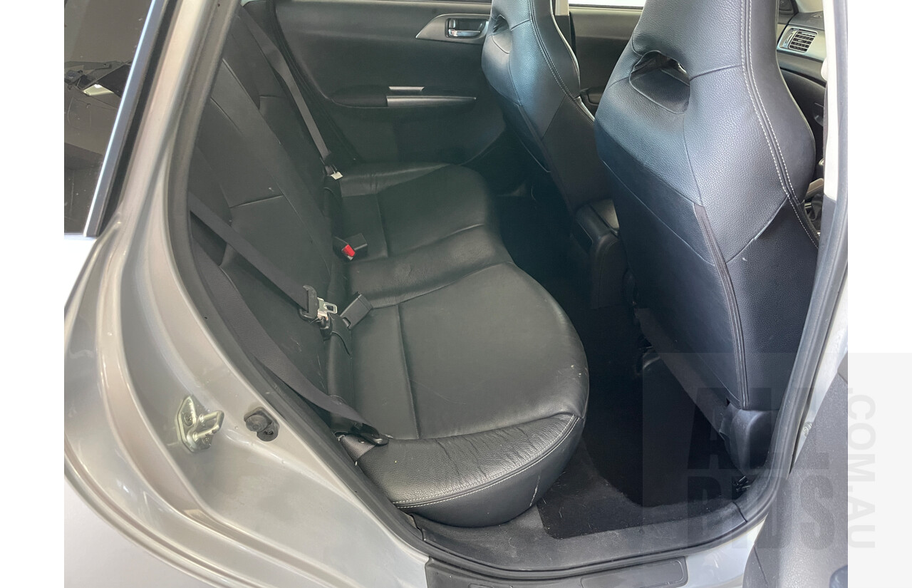 7/2010 Subaru Impreza RS (awd) MY11 5d Hatchback Silver 2.0L