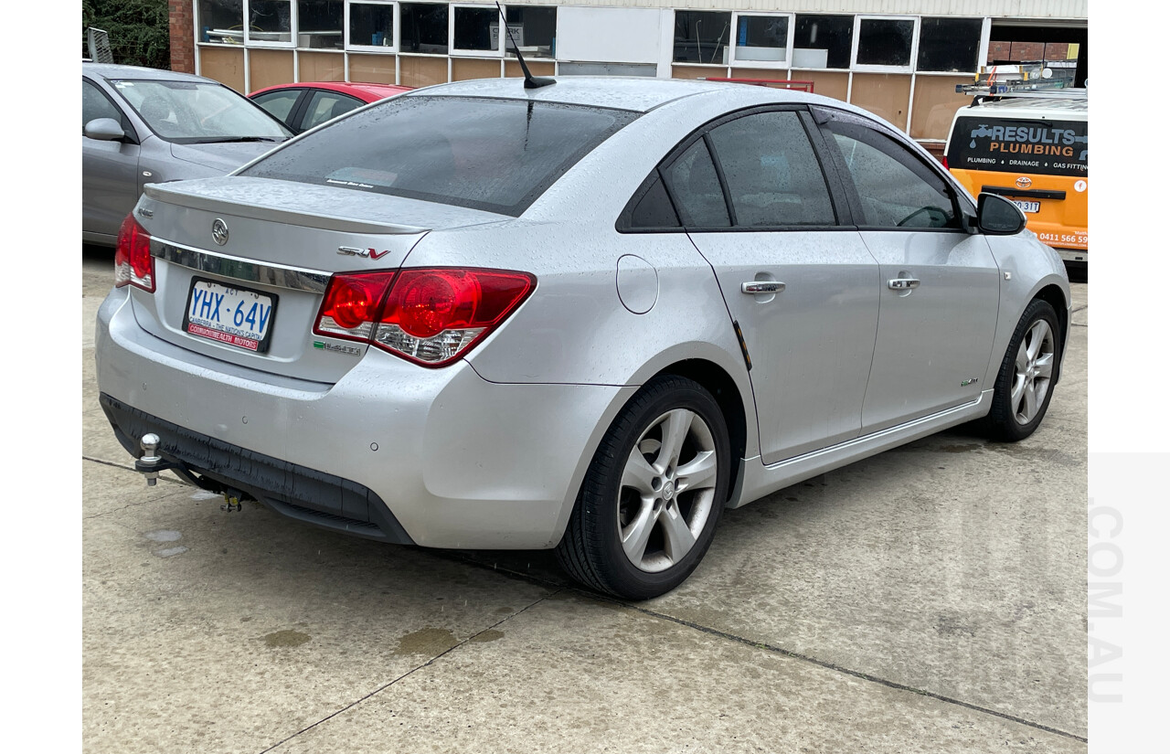 3/2012 Holden Cruze SRi V JH MY12 4d Sedan Silver 1.4L