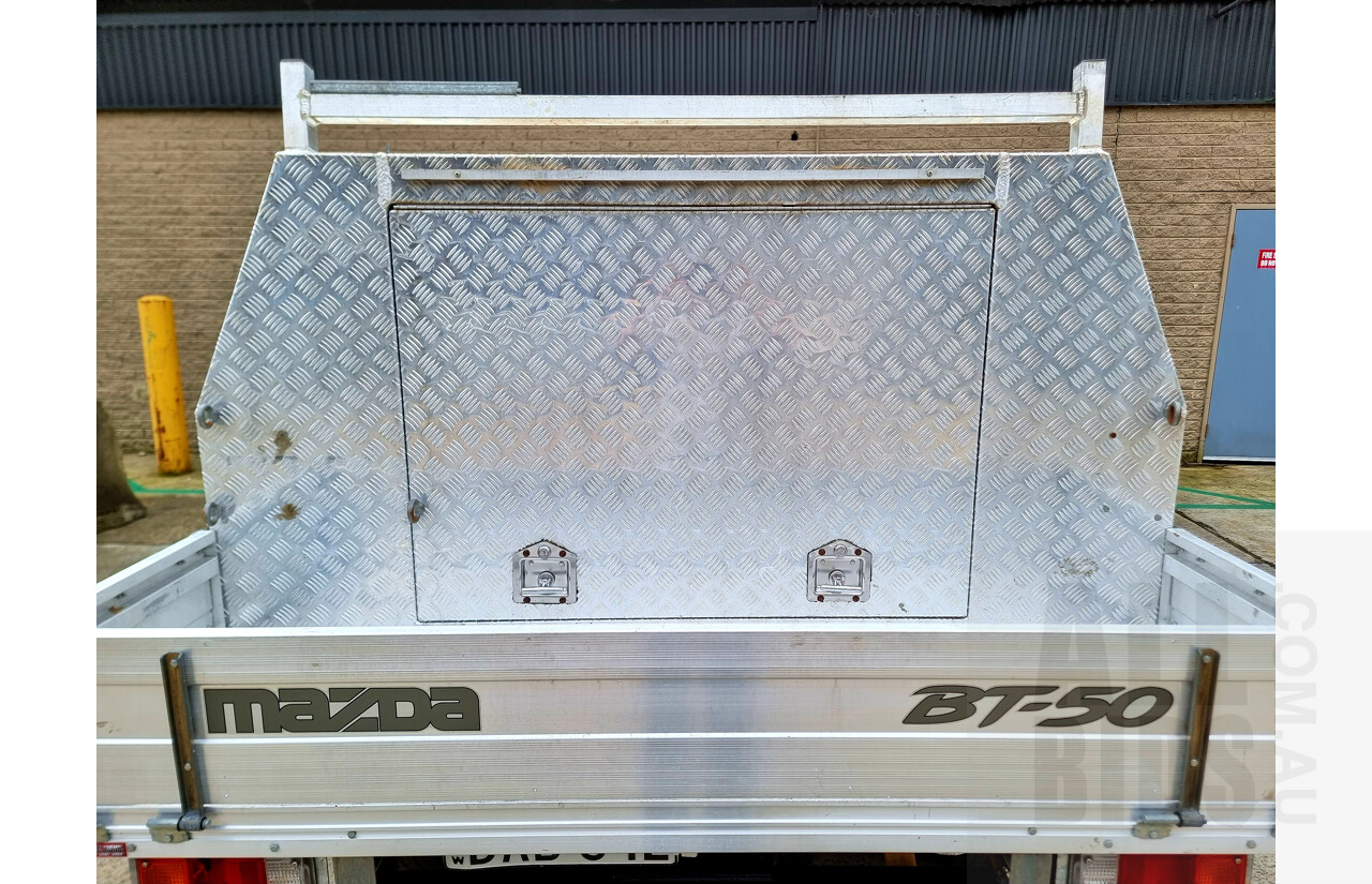 8/2014 Mazda BT-50 XT (4x4) MY13 Freestyle C/Chas White 3.2L Turbo Diesel