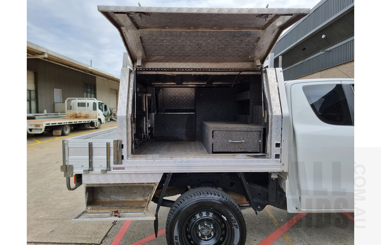 8/2014 Mazda BT-50 XT (4x4) MY13 Freestyle C/Chas White 3.2L Turbo Diesel