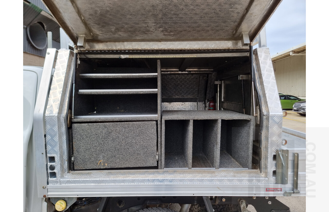 8/2014 Mazda BT-50 XT (4x4) MY13 Freestyle C/Chas White 3.2L Turbo Diesel