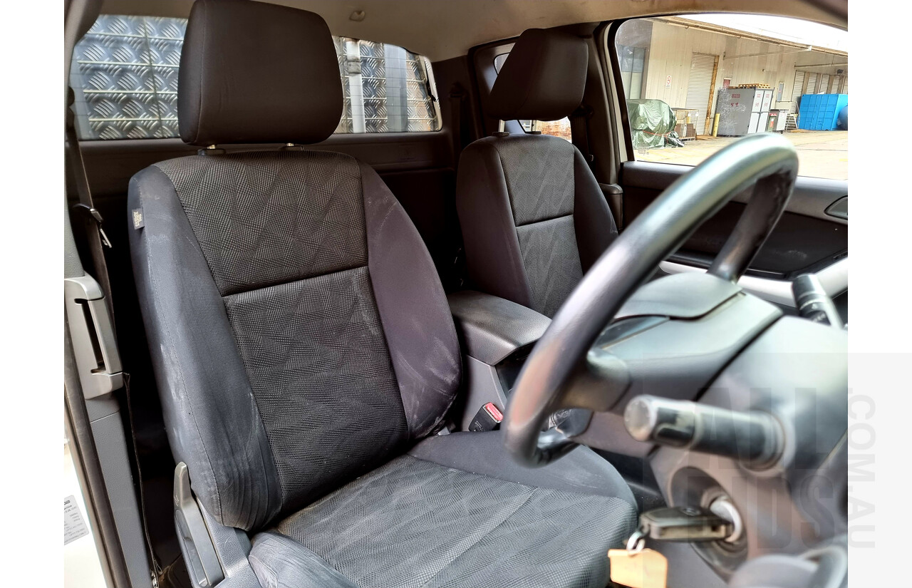 8/2014 Mazda BT-50 XT (4x4) MY13 Freestyle C/Chas White 3.2L Turbo Diesel