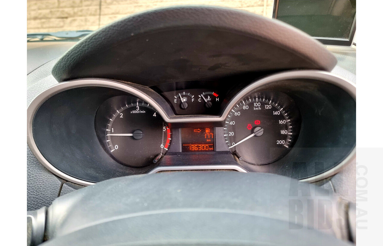 8/2014 Mazda BT-50 XT (4x4) MY13 Freestyle C/Chas White 3.2L Turbo Diesel