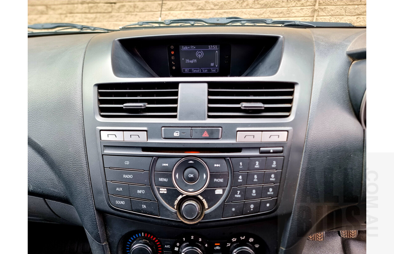 8/2014 Mazda BT-50 XT (4x4) MY13 Freestyle C/Chas White 3.2L Turbo Diesel