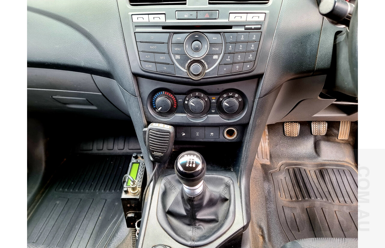 8/2014 Mazda BT-50 XT (4x4) MY13 Freestyle C/Chas White 3.2L Turbo Diesel