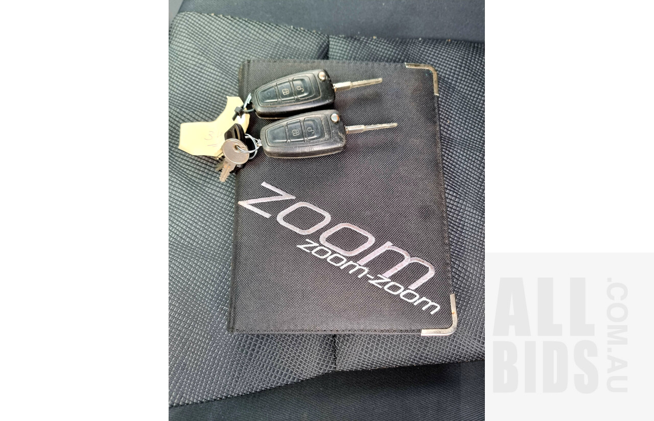 8/2014 Mazda BT-50 XT (4x4) MY13 Freestyle C/Chas White 3.2L Turbo Diesel