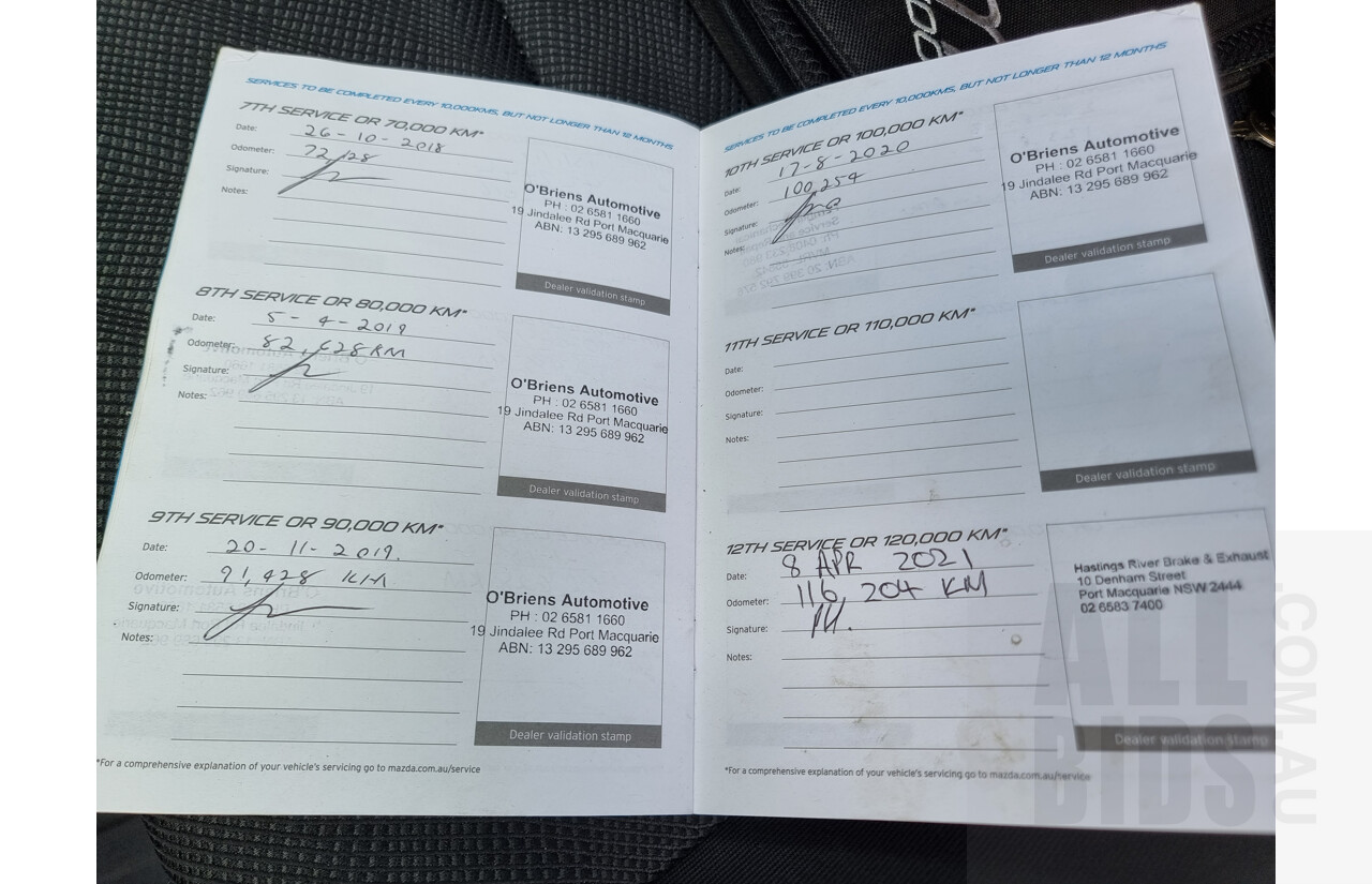 8/2014 Mazda BT-50 XT (4x4) MY13 Freestyle C/Chas White 3.2L Turbo Diesel