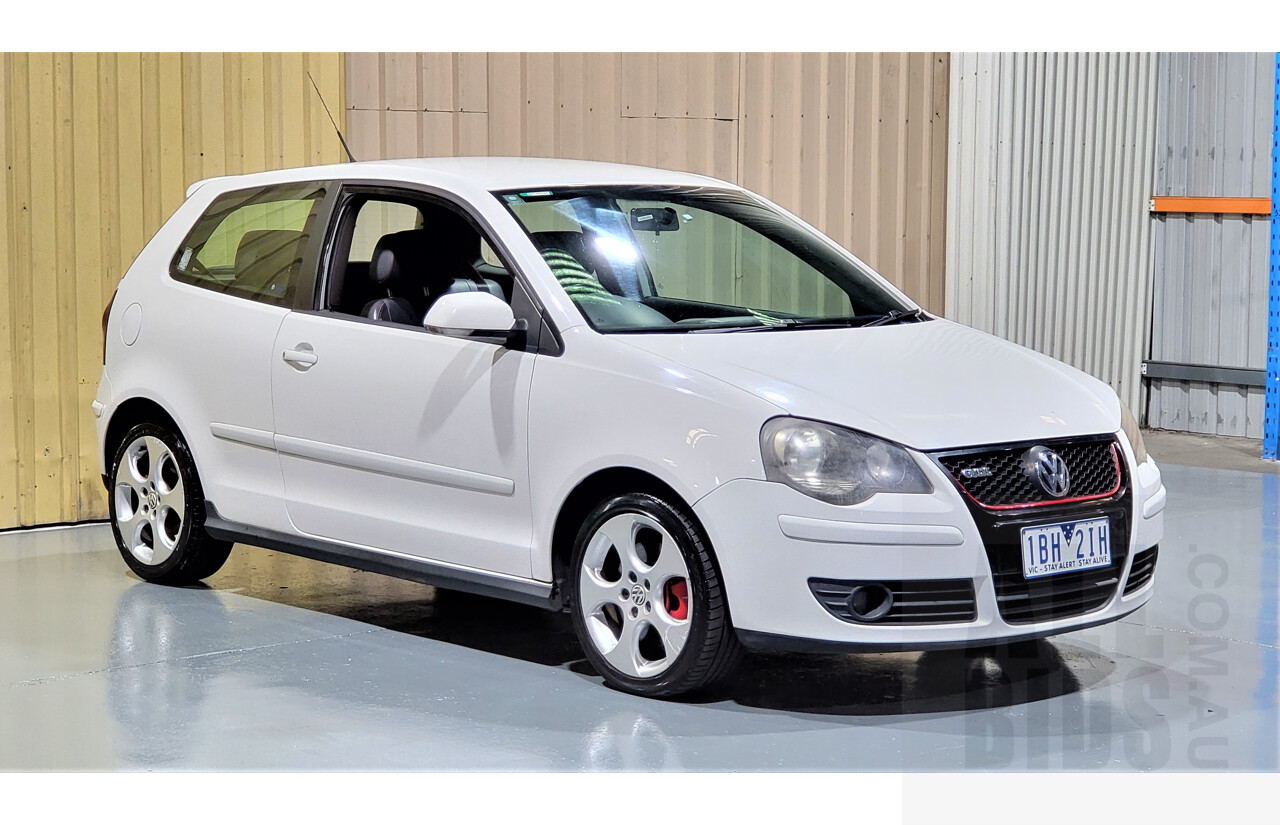 4/2006 Volkswagen Polo GTI 9N 3d Hatchback White 1.8L Turbo