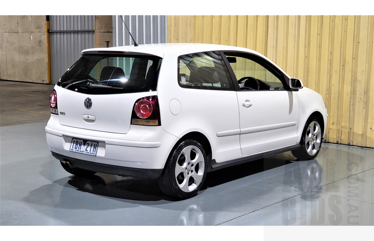 4/2006 Volkswagen Polo GTI 9N 3d Hatchback White 1.8L Turbo
