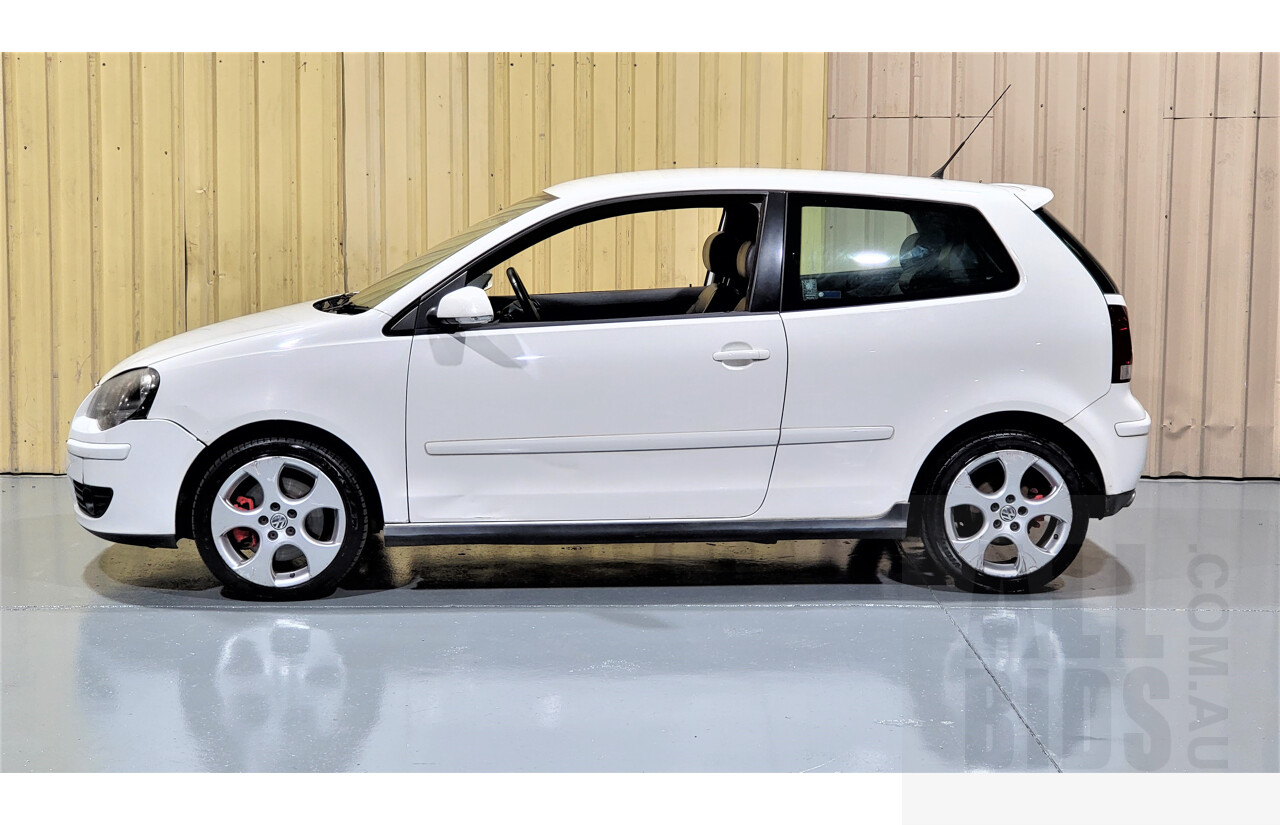4/2006 Volkswagen Polo GTI 9N 3d Hatchback White 1.8L Turbo