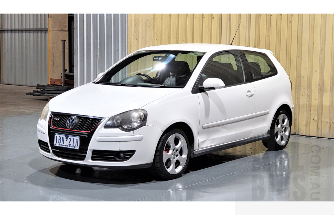4/2006 Volkswagen Polo GTI 9N 3d Hatchback White 1.8L Turbo