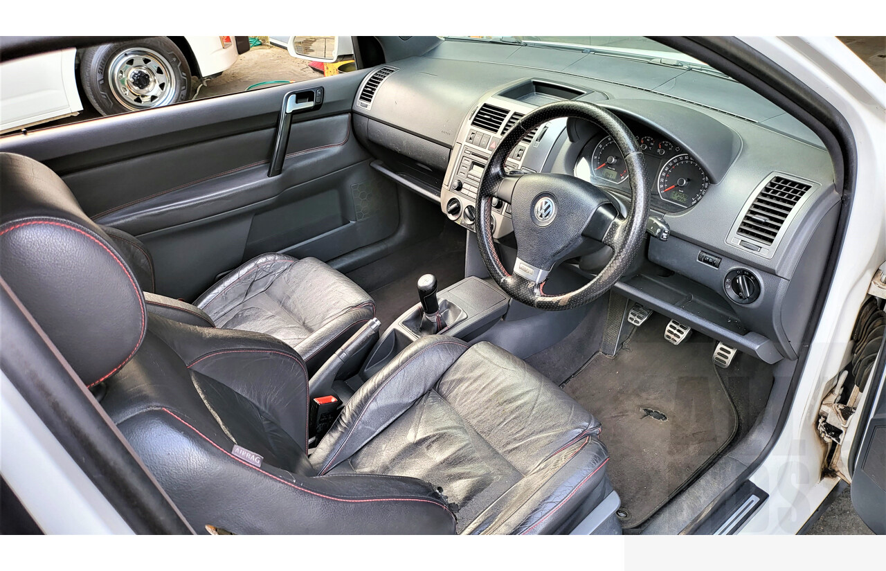 4/2006 Volkswagen Polo GTI 9N 3d Hatchback White 1.8L Turbo