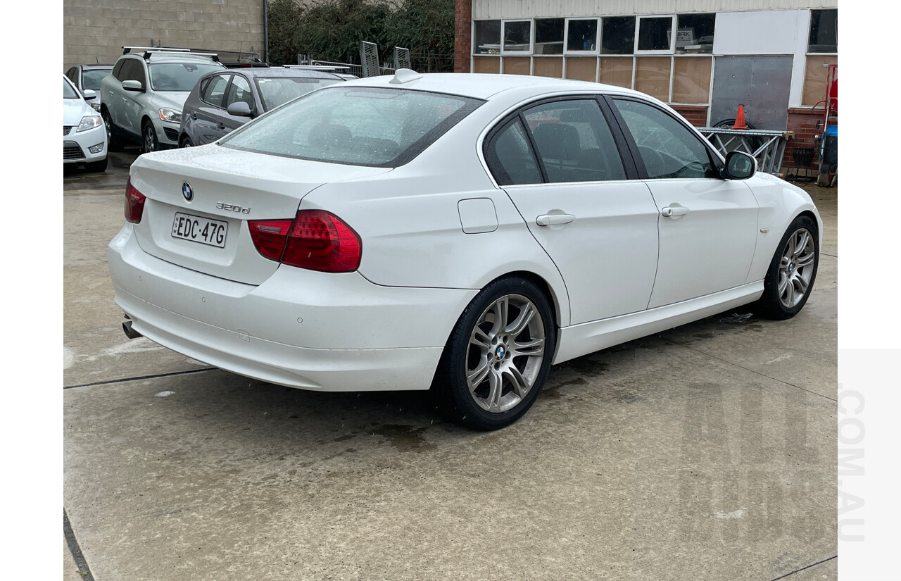 1/2011 Bmw 3 20d Lifestyle E90 MY11 4d Sedan White 2.0L