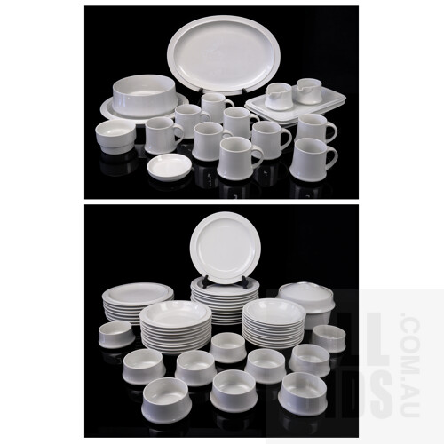 Extensive German Thomas and Suisse Langenthal Dinner Services, Total Pieces 66 Pieces
