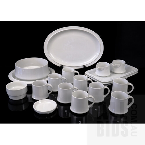 Extensive German Thomas and Suisse Langenthal Dinner Services, Total Pieces 66 Pieces