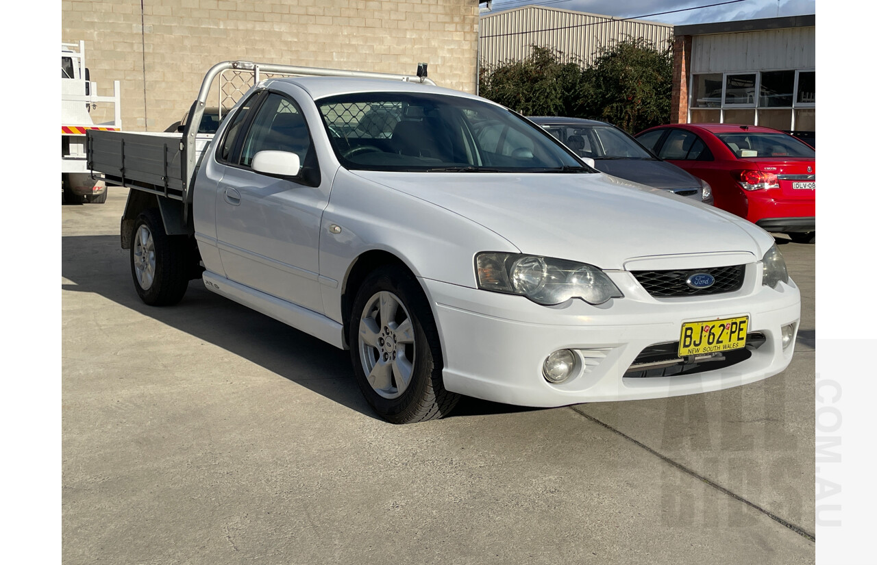 10/2006 Ford Falcon XR6 (lpg) BF MKII C/Chas White 4.0L