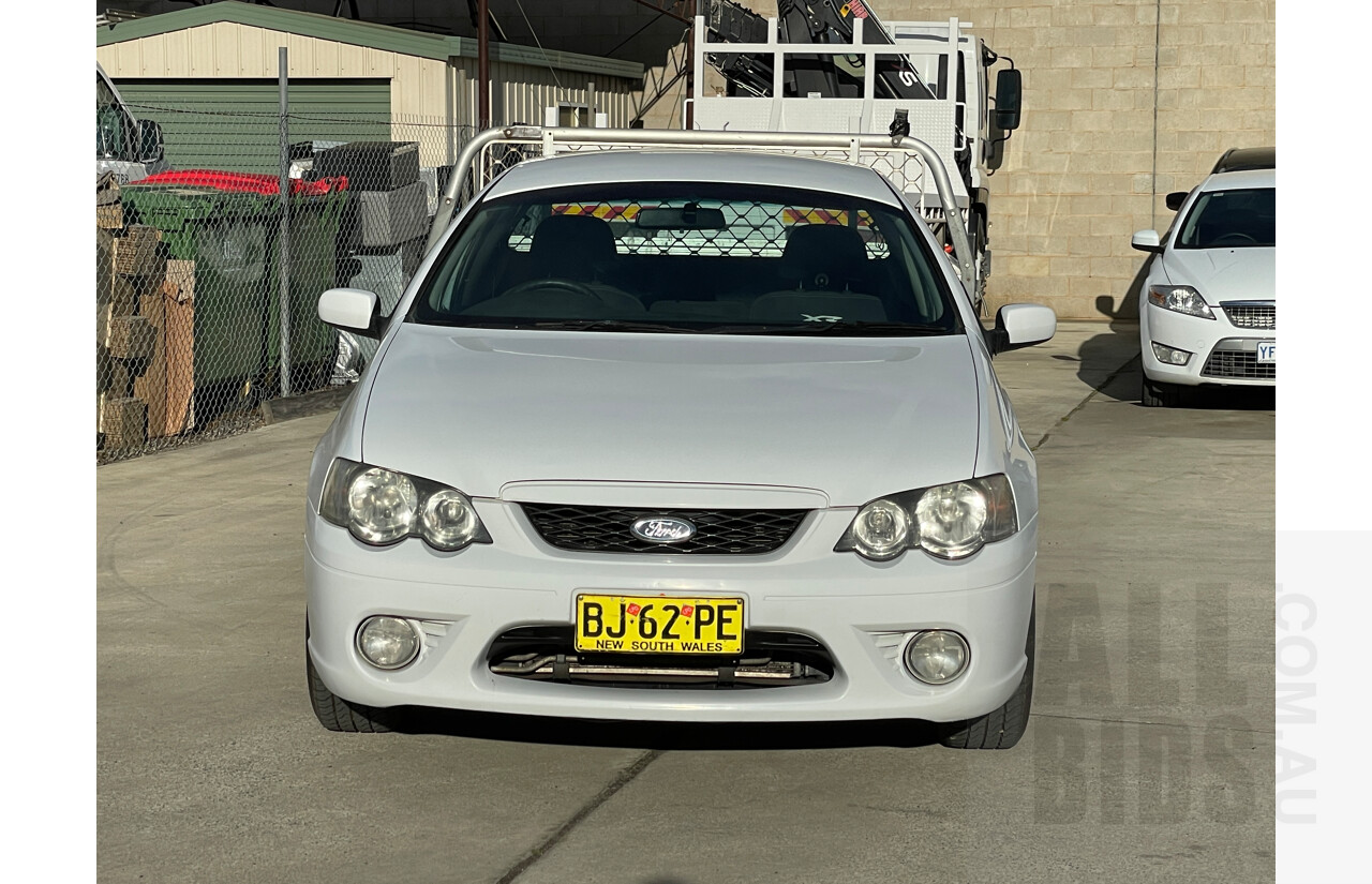 10/2006 Ford Falcon XR6 (lpg) BF MKII C/Chas White 4.0L
