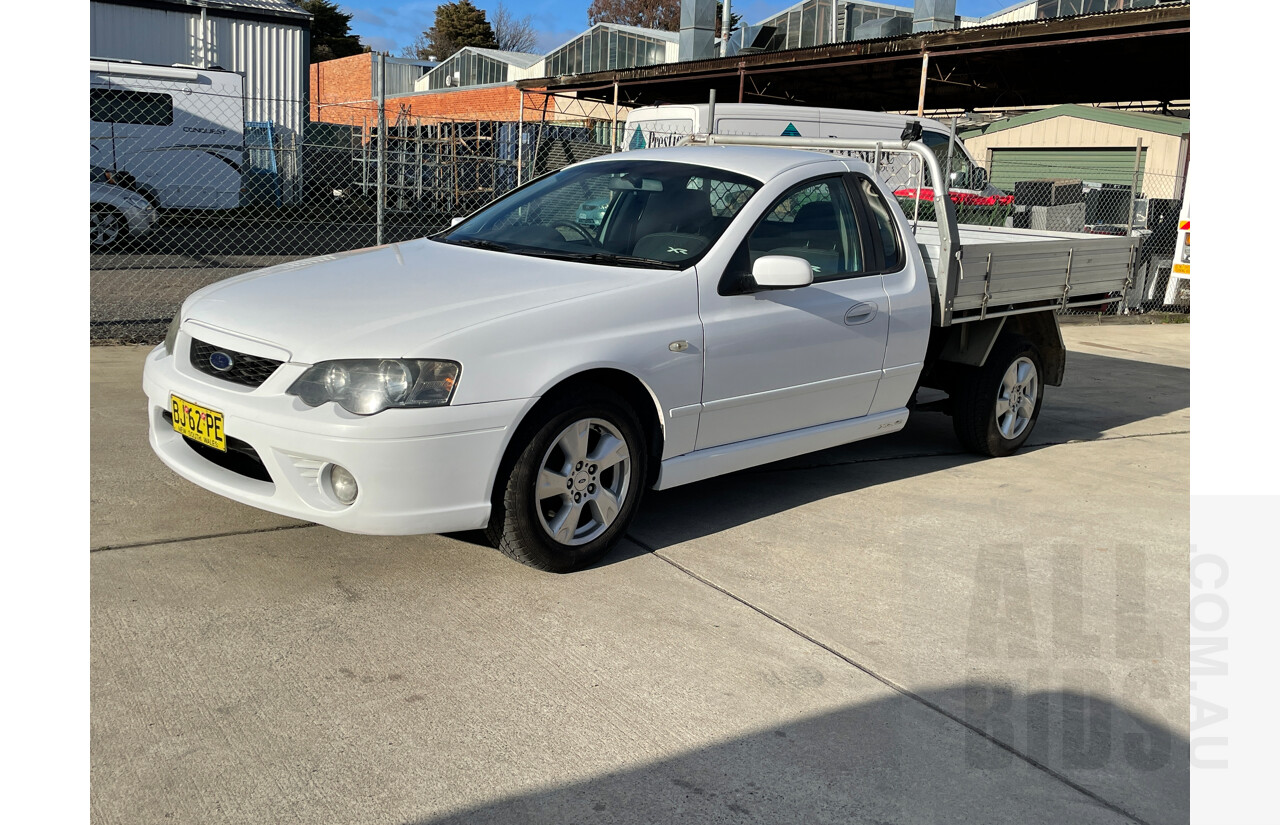 10/2006 Ford Falcon XR6 (lpg) BF MKII C/Chas White 4.0L
