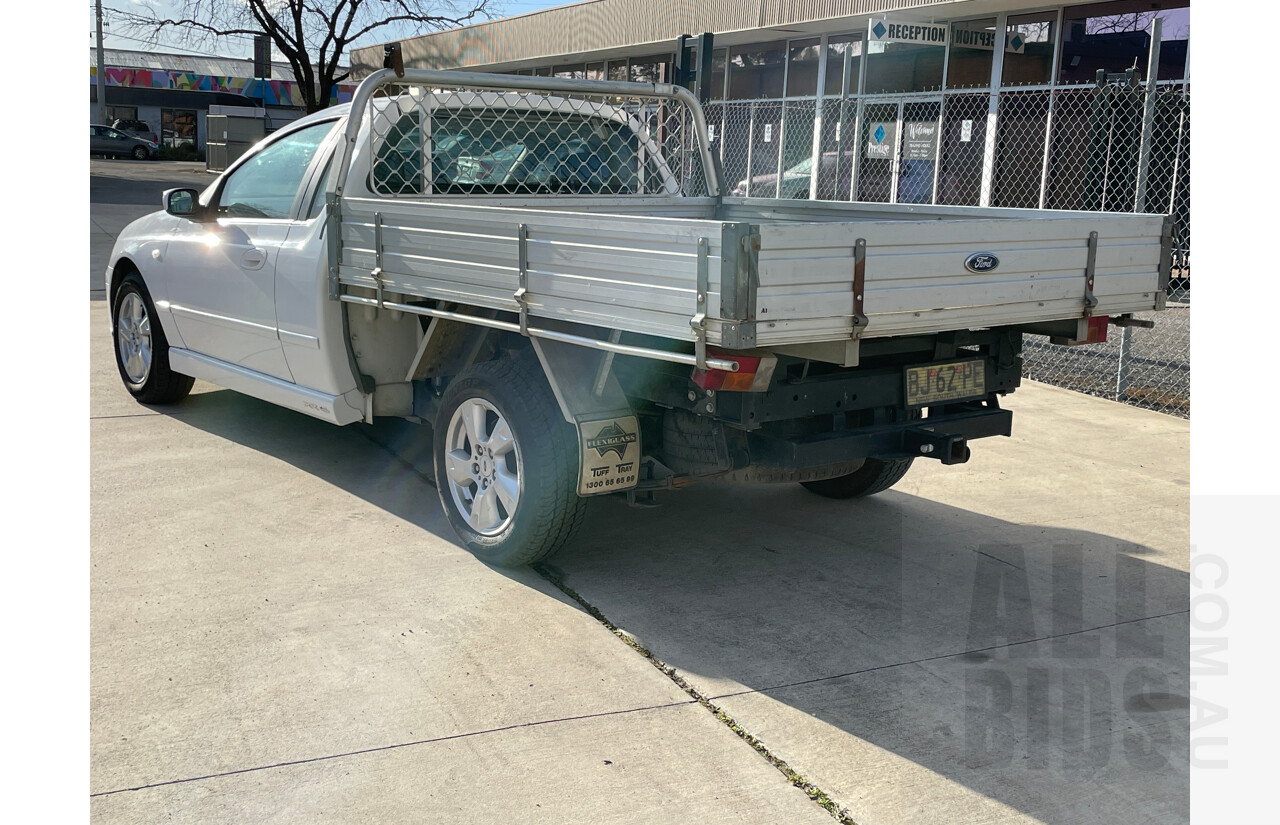10/2006 Ford Falcon XR6 (lpg) BF MKII C/Chas White 4.0L