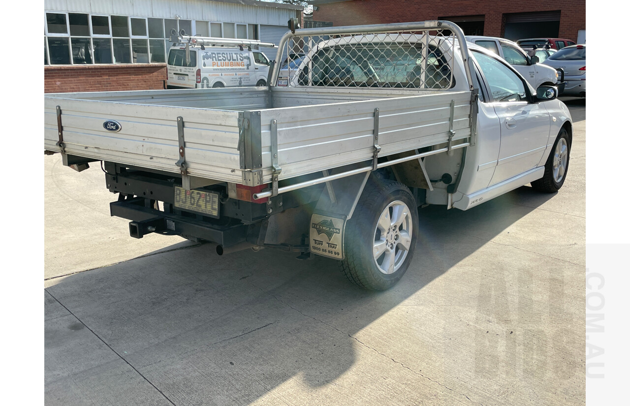 10/2006 Ford Falcon XR6 (lpg) BF MKII C/Chas White 4.0L